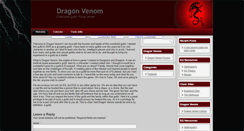 Desktop Screenshot of dragon-venom.com