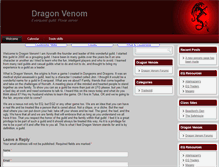 Tablet Screenshot of dragon-venom.com